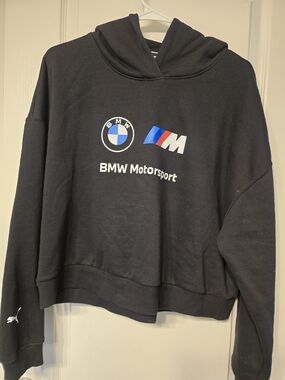 BMW Motorsport Black Hoodie Sweatshirt